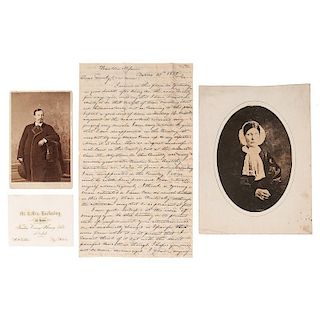The Pioneering Hockaday Family of Missouri and Kentucky, Archive Incl. Correspondence, Photographs, and Land Grants Signed by