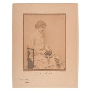 Helen Keller Signed Photograph