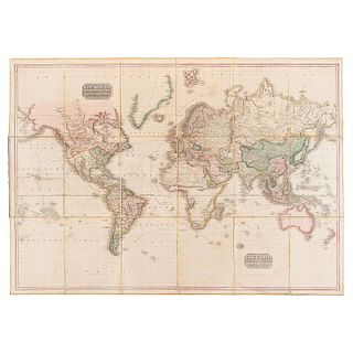 The World on Mercator's Projection, John Pinkerton, 1812