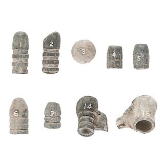Little Bighorn Relic Collection of Bullets, Cartridges, & Horse Bone Acquired by Custer Scholar, James Hutchins