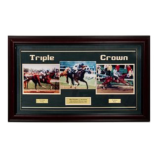 Secretariat Triple Crown Win Photos Signed by Ron Turcotte