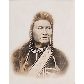 D.F. Barry, Four Photographs of Identified Indian Chiefs, Incl. Chief Joseph