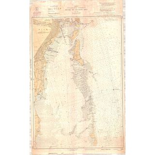 USC&GS Map, Miami to Elliot Key, FL Intercoastal Waterway