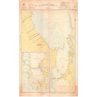 USC&GS Map, Elliot Key to Florida Bay, Intercoastal Waterway