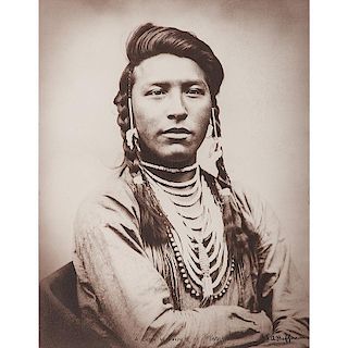 L.A. Huffman Photograph of a Crow Warrior