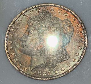 1885-O Morgan Silver Dollar MS66