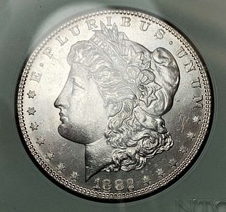 1882-S Morgan Silver Dollar MS66