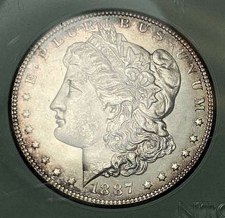 1887 Morgan Silver Dollar MS66