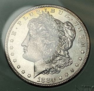1880-S Morgan Silver Dollar MS66