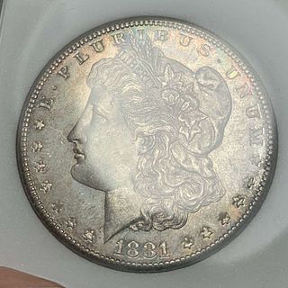 1881-S Morgan Silver Dollar MS66