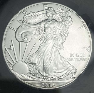2016 American Silver Eagle NGC MS69 Early Releases 30th Anniversary