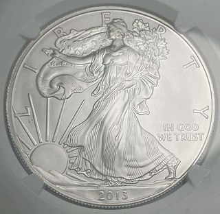 2013 American Silver Eagle NGC MS69 First Releases