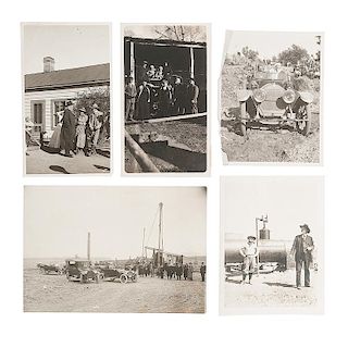 Candid Photographs of William F. Cody at Campo Bonito, his Mine In Arizona