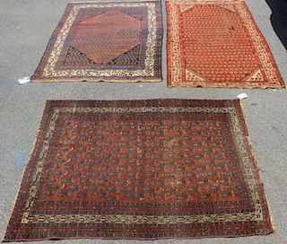 3 Antique and Finely Woven Area Rugs