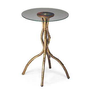 PEDESTAL OCCASIONAL TABLE