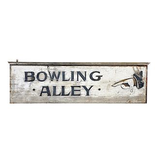 MASON'S BOWLING ALLEY SIGN