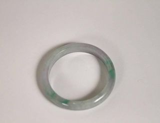 Chinese Pale Green Jade Bangle Bracelet
