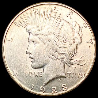 1923-S Silver Peace Dollar CLOSELY UNCIRCULATED