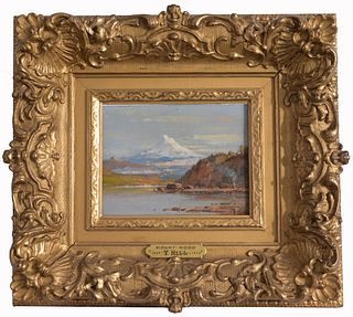 Thomas Hill (NY, MA, 1829 - 1908) "Mount Hood"
