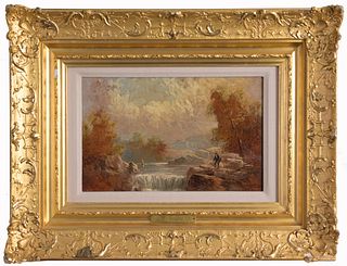 Jasper Cropsey (1823 - 1900) "Autumn Afternoon"
