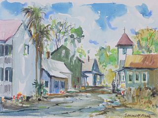 Emmett Fritz (1917 - 1995) "Riberia Street" FL