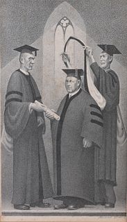 Grant Wood (1891 - 1942) "Honorary Degree"