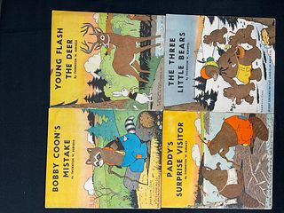 Collection Of 4 Vintage Children's Books by Thornton W. Burgess 1940