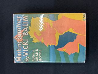 Martin's Summer by Vicki Baum 1st Edition 1931