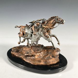 Legends Bronze Sculpture, American Horse Takes His Name