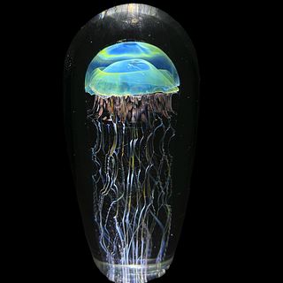 Richard Satava Moon Jellyfish Paperweight (Tall)