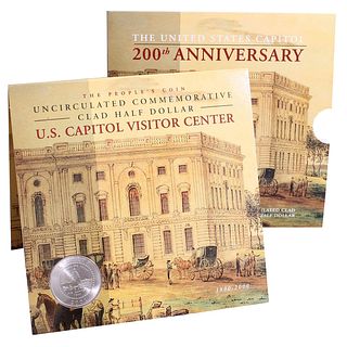 2001 P U.S. Capitol Visitor Center  Half Dollar Uncirculated US Mint 200th Anniversary 
