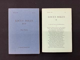 Set Of 2 Locus Solus Books Volumes II and III-IV, both 1961