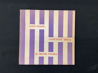 Love Poems (Tentative Title) by Frank O'Hara Limited Edition of 500 Copies