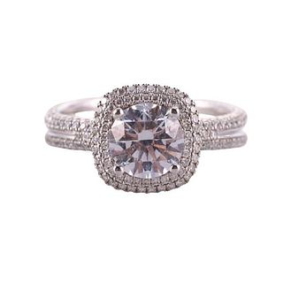 Simon G 18k Gold Diamond Engagement Ring Setting