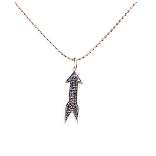 Sydney Evans 14k Gold Diamond Arrow Pendant Necklace