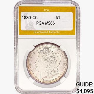 1880-CC Morgan Silver Dollar PGA MS66 