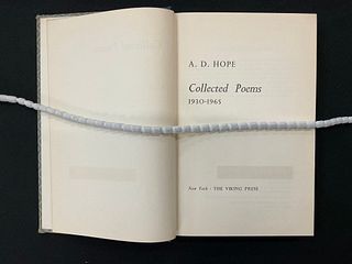 Collected Poems 1930-1965 by A.D. Hope Signed 1966