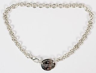 TIFFANY & CO. STERLING SILVER CHAIN NECKLACE