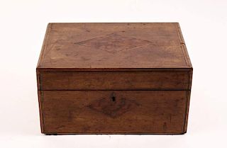 English Walnut Dresser, Table or Jewelry Box