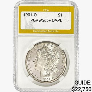 1901-O Morgan Silver Dollar PGA MS65+ DMPL