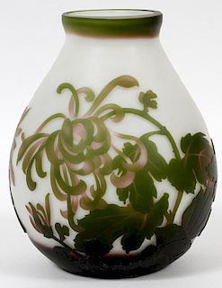 REPRODUCTION GALLE GLASS VASE