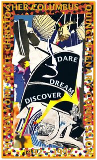 Frank Stella - The New York State Christopher Columbus Quincentenary Commission (Dare Dream