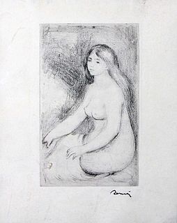 Pierre-August Renoir "Baigneuse Assise"