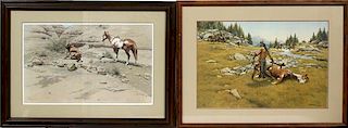 FRANK MCCARTHY OFFSET LITHOGRAPHS TWO