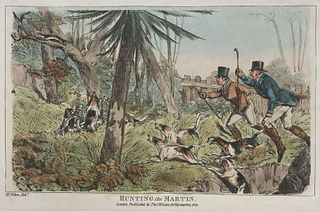 Henry Alken - Hunting the Martin