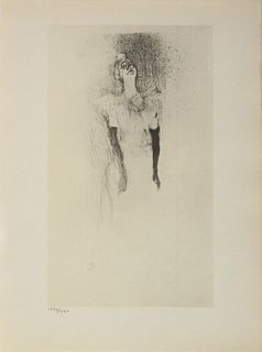 Henri Toulouse Lautrec (After) - Yvette Guilbert V