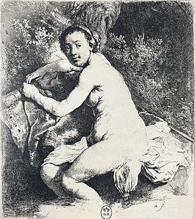Rembrandt van Rijn - Diana at the Bath