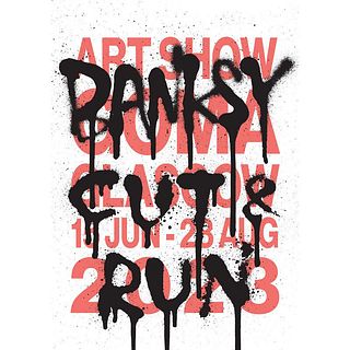 BANKSY - Cut & Run Exhibition Poster 2