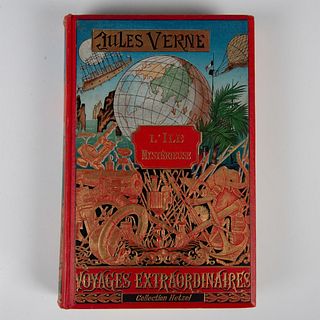 Jules Verne, L'Ile Mysterieuse, Au Dos a L'Ancre