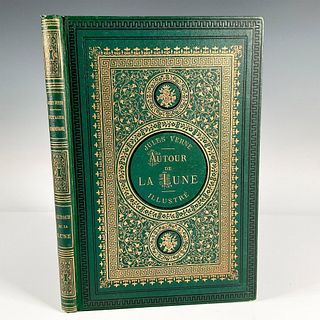 Jules Verne, Autour De La Lune, Aux Bouquets de Roses, Green